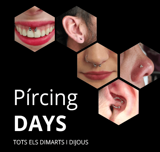 Promoción piercing ZUK Tattoo Lleida