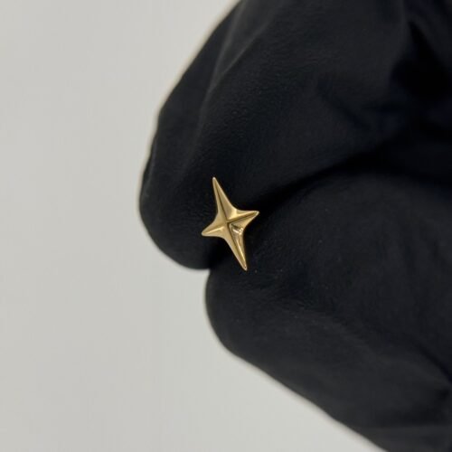 Top de titanio y baño de con forma de destello